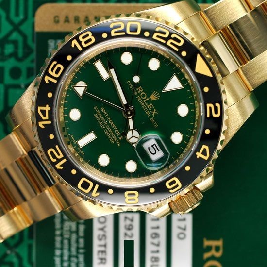 Rolex discount groene wijzerplaat